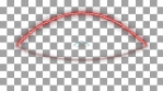 3D FAST TUNNEL WITH FLICKER RED AND BLUE ARCS 02 LOOPABLE INFINITE