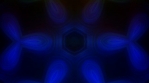 KALEIDOSCOPIC FLUID SLOW SMOOTH SOFT ABSTRACT BACKGROUND PRISMA GLOW 43 BLUE