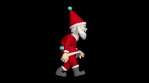 Santa Claus Walking