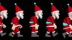 Santa Claus Walking