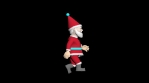 Santa Claus Walking