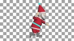 Santa Claus Walking