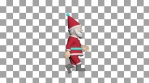 Santa Claus Walking