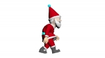 Santa Claus Walking