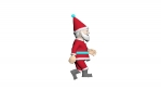 Santa Claus Walking