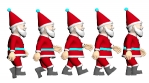 Santa Claus Walking