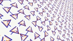 GEOMETRICAL SHAPES BACKGROUND ORANGE AND BLUE LINES AND TRIANGLES 11 WITHE BACKGROUND