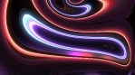 Futuristic Glowing Pattern Background Loop