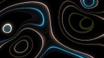 Futuristic Glowing Pattern Background Loop