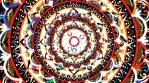 mandala slow hipnotic background rotatory loopable organic motion colorful glow 27