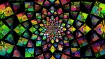 mandala slow hipnotic background rotatory loopable organic motion colorful glow 37 4K
