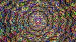 mandala slow hipnotic background rotatory loopable organic motion colorful glow 46 4K