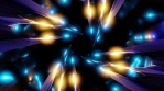 rotating spiral geometric lines in space tunnel vj loop background