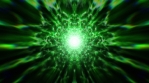 Sci-fi Tunnel Green Fractal