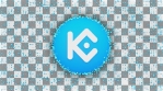 KuCoin Shares  ICON with KuCoin Shares  particles loopable background glow alpha matte