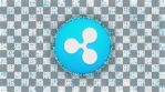 RIPPLE XRP ICON with RIPPLE XRP ICON particles loopable background glow alpha matte