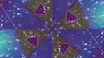 COLORED TRIANGULAR STARS 08