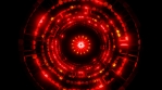 pulsating illuminated circle red disco light vj loop music background
