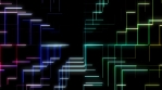 Colorful Neon Light Background Loop