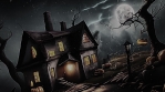 Old film Look Animation Haunted houses Halloween 3