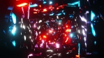 Hyperspeed Through Electric Dreams. Infinitely looped animation