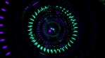 3d motion loop psychedelic tunnel epic abstract colorful colorful futuristic spiral, 4K animation