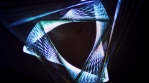 Kaleidoscopic Triangles with Metal Glow