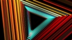 Neon Triangle Warm Tunnel