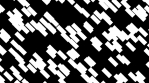 Black and white rectangles shift and straighten into a pattern