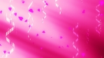 Hearts Confetti Looping Wedding Animated Background