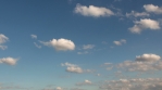 Puffy Clouds Drifting Timelapse