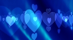 Blue Hearts Looping Animated Background