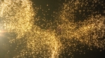 Golden Particles Dancing 3