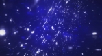 Glowing White Particles on a Blue Background 001