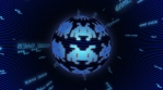 Seamless animated background of elements inspired in Space Invaders arcade videogame.