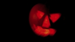 Scary Dark Evil Glowing Pumpkin Halloween Faces