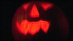 Scary Dark Evil Glowing Pumpkin Halloween Faces