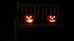 Scary Dark Evil Glowing Pumpkin Halloween Faces