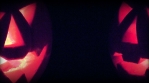 Scary Dark Evil Glowing Pumpkin Halloween Faces