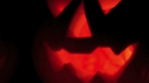 Scary Dark Evil Glowing Pumpkin Halloween Faces