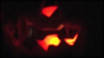 Scary Dark Evil Glowing Pumpkin Halloween Faces