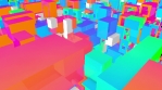 Looping Colorful Blocks