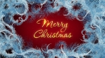 Merry Christmas Ice Frame Motion Postcard