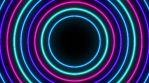 Neon Rings Flashing - Purples and Blues - 125bpm