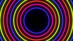 Neon Rings Flashing - Rainbow - 125bpm