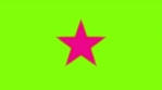 Star Expanding - Green and Pink - 125bpm