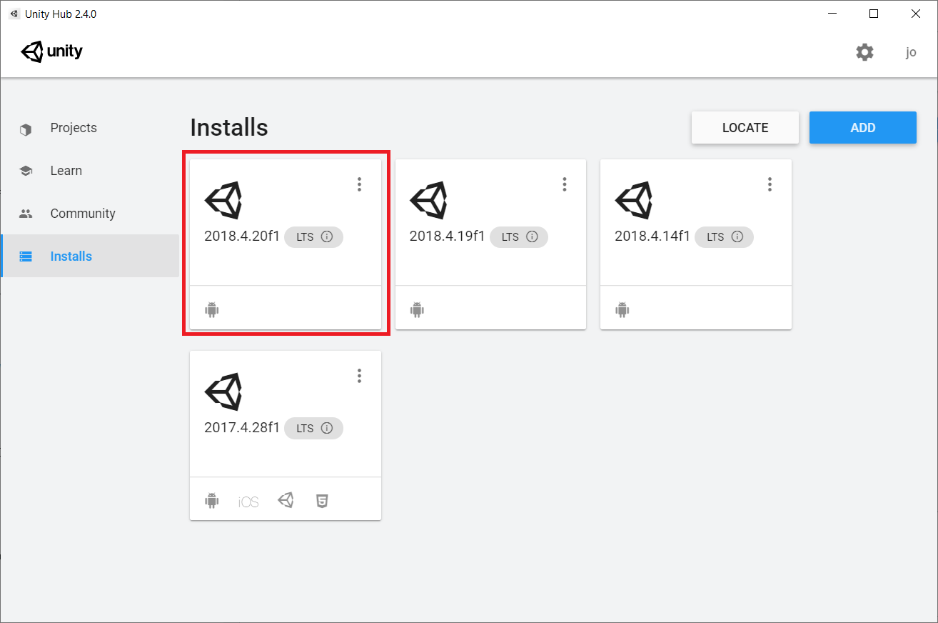 unityinstall