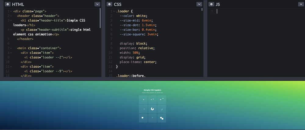 simple css loader