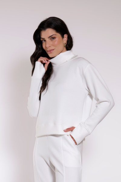 Blusa Gola Alta Modal ICONIC — Trilha Verão