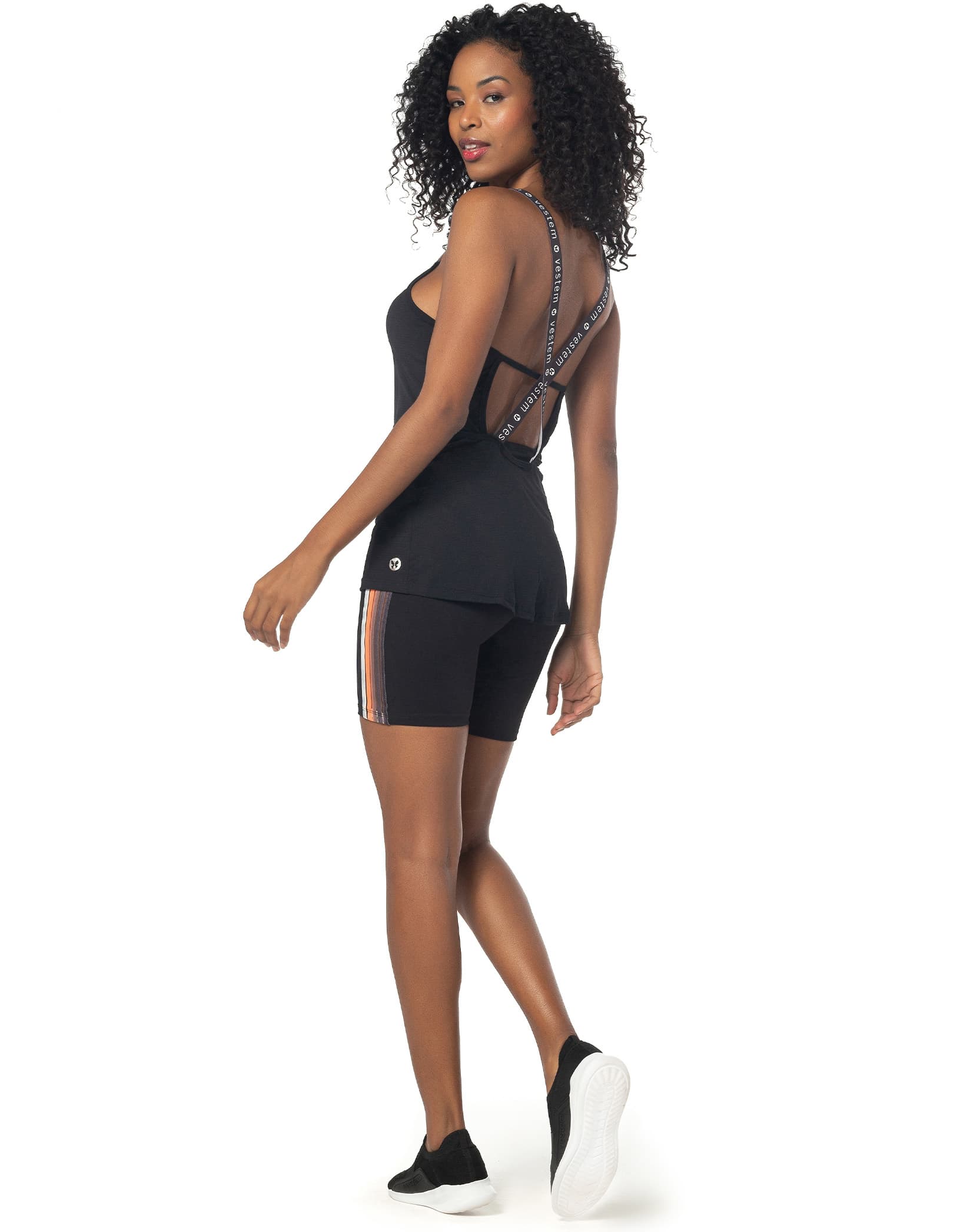 Vestem - Regata Dry Fit Lila Preto - REG705.C0002